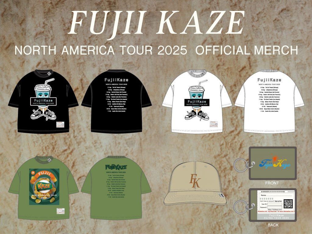 藤井風　Fujii Kaze U.S Tour 2023　Tシャツ　Sサイズ OFFICIAL MERCH] FUJII KAZE EU / NA TOUR 2025 | Fujii Kaze OFFICIAL